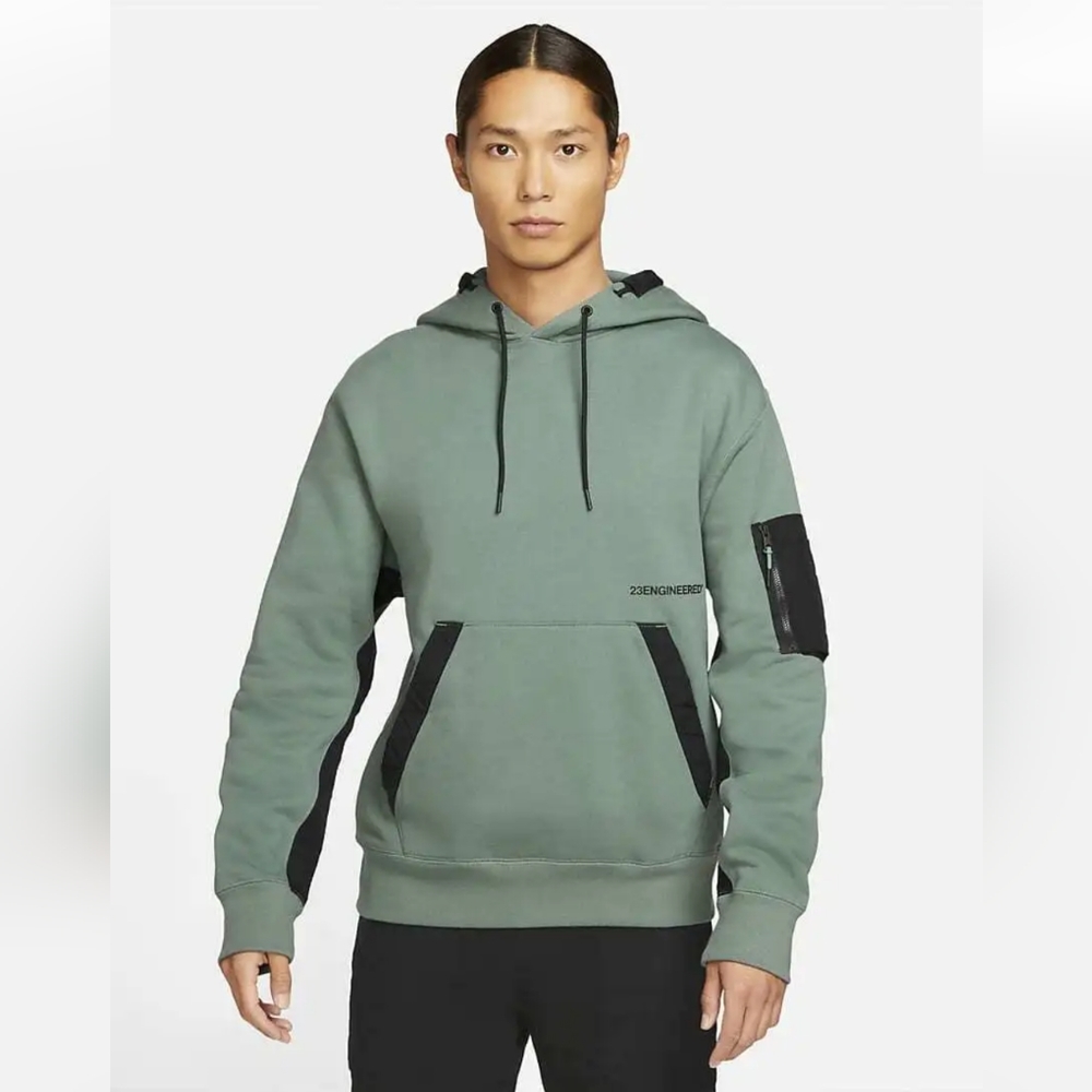(Set) Jordan Mens 23 Engineered Fleece Pullover Hoodie & Fleece Pants